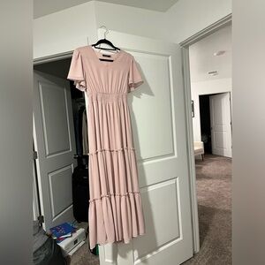 Light Pink Maxi Dress